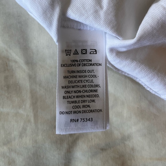 NWT Cynthia Rowley Double Heart Beaded T-Shirt XS - Picture 11 of 12